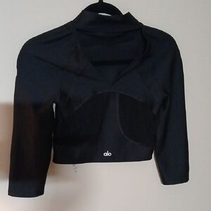 ALO Yoga Black Crop Top